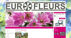 Desktop Screenshot of eurofleurs.de